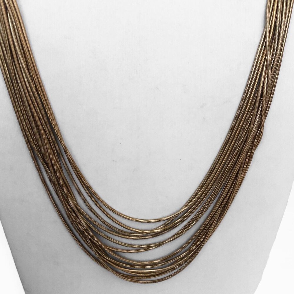 Vintage Banana Republic Multi-Strand Necklace
